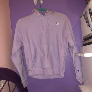 lilac/lavender purple champion hoodie